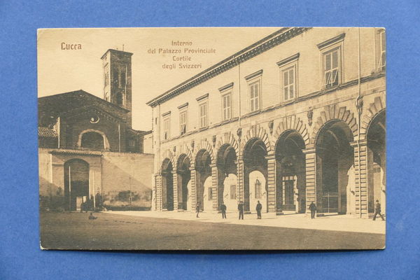 Cartolina Lucca - Interno del Palazzo Provinciale - Cortile degli …