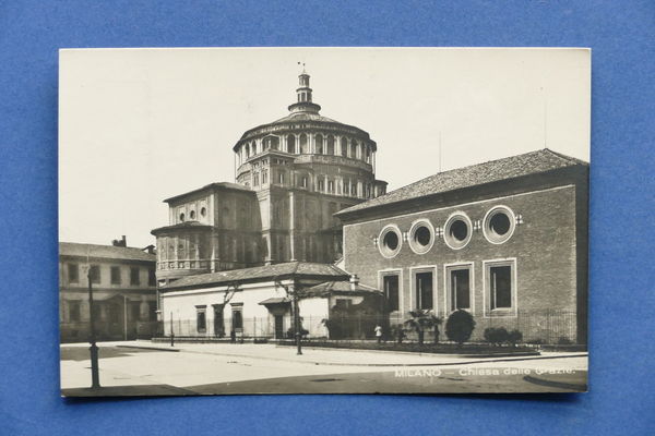 Cartolina Milano - Chiesa delle Grazie - 1936 ca.