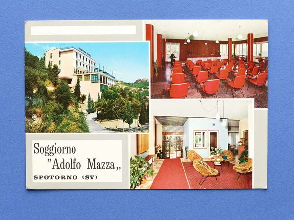 Cartolina Spotorno - Soggiorno Adolfo Mazza - 1974