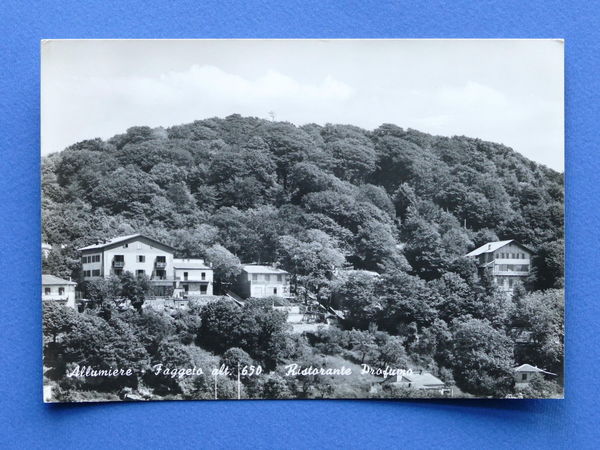 Cartolina Allumiere - Faggeto - Ristorante Profumo - 1967.