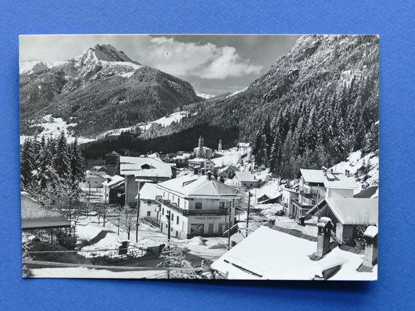 Cartolina Canazei - Verso gruppo Catinaccio - 1956