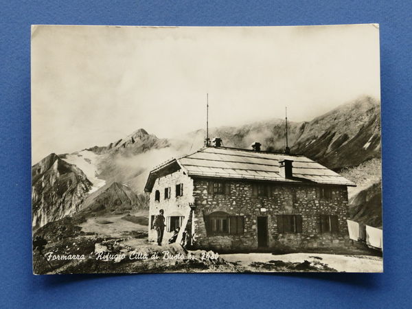Cartolina Formazza - Rifugio Città di Busto - 1963