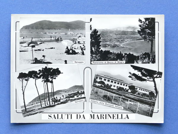 Cartolina Marinella di Sarzana - Varie vedute - 1955