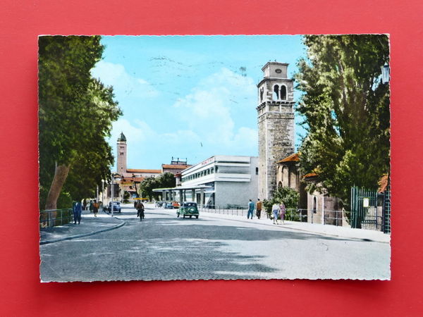 Cartolina Trento - Stazione Autocorriere - 1966