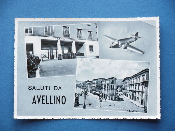 Cartolina Avellino - Militaria - C.A.R. Truppe Corazzate - 1958