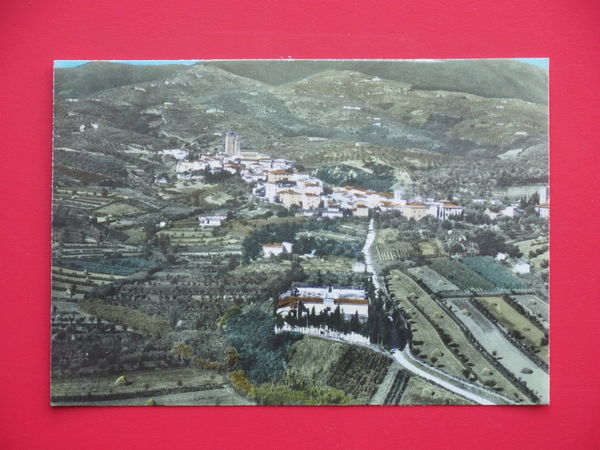 Cartolina Vinci - Veduta aerea - 1960 ca.