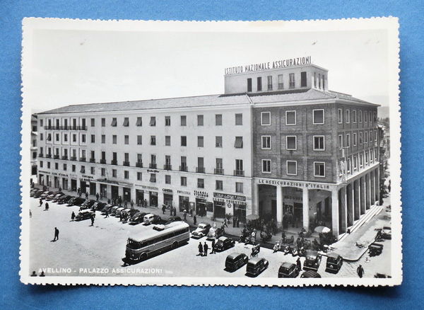 Cartolina Avellino - Palazzo Assicurazioni - 1958