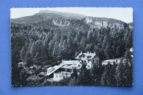 Cartolina Funicolare della Mendola - Stazione con Albergo Bellavista - …