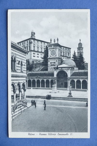Cartolina Udine - Piazza Vittorio Emanuele II - 1941