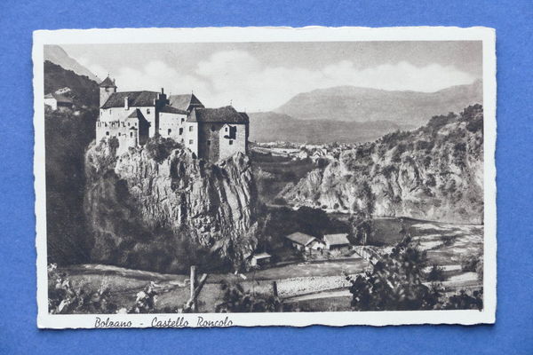 Cartolina Bolzano - Castello Roncolo - 1930 ca.