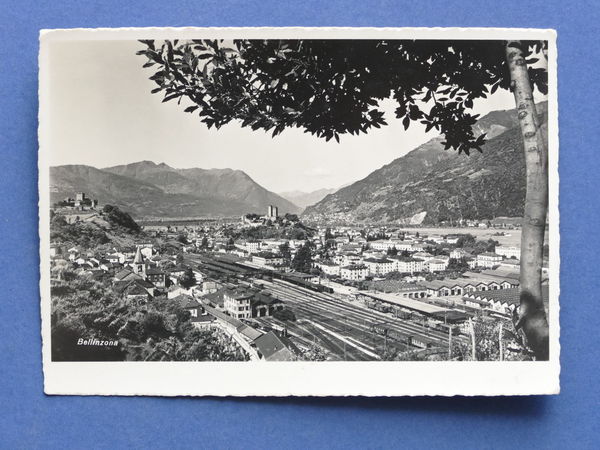 Cartolina Svizzera - Bellinzona - Panorama da Nord - 1955 …