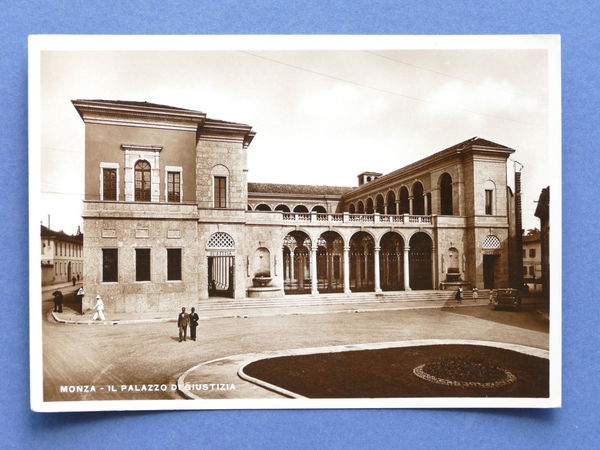 Cartolina Monza - Il Palazzo di Giustizia - 1935 ca.