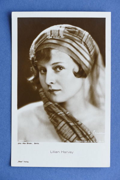 Cartolina Cinema - Attrice Lilian Harvey - Anni '20.