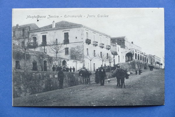 Cartolina Montalbano Jonico - Estramurale - Porta Eraclea - 1910 …