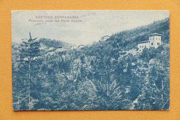 Cartolina Abetone Serrabassa - Panorama preso dal ponte Gomito - …