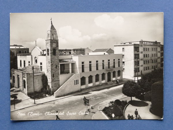Cartolina Noci - Chiesa del Sacro Cuore - 1958