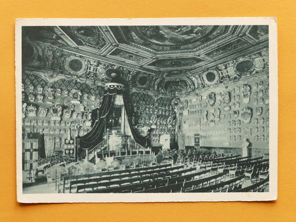 Cartolina Padova - Università - Aula Magna - 1942