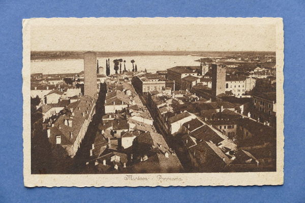 Cartolina Mantova - Panorama - 1925 ca.