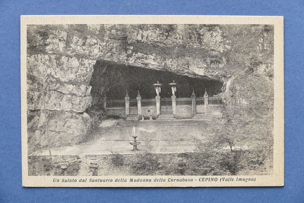 Cartolina Cepino - Valle Imagna - Santuario della Madonna della …