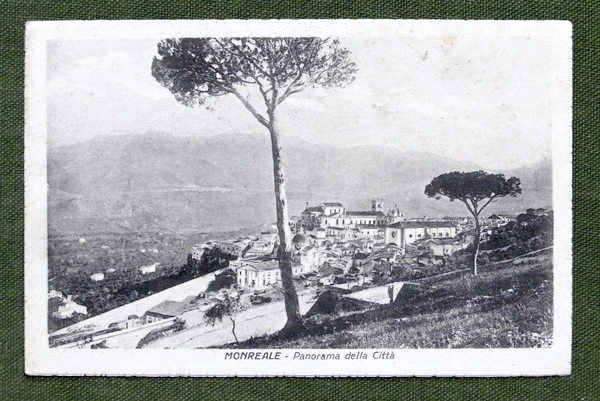 Cartolina Monreale - Panorama della Città -1910 ca.