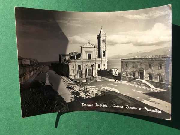 Cartolina Termini Imerese - Piazza Duomo E Municipio - 1986