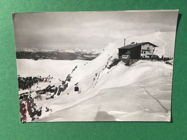 Cartolina Dolomiti - Stazione Funivia Sceda m.2520 - 1950 ca.