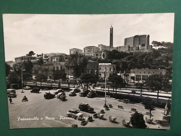 Cartolina Francavilla a Mare - Piazzale Siena - 1967