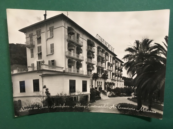 Cartolina Riviera Dei Fiori - Bordighera - Albergo Continentale - …