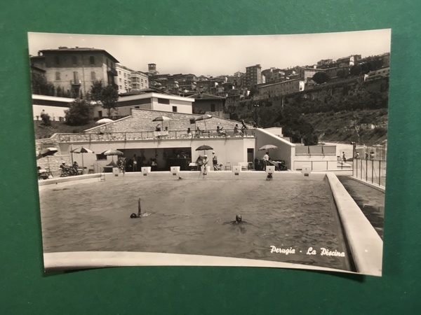 Cartolina Perugia - La Piscina - 1960ca.