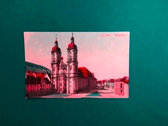 Cartolina St. Gallen - Stiftskirche - 1920 ca.