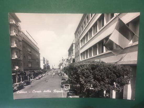 Cartolina Latina - Corso Della Repubblica - 1950ca.
