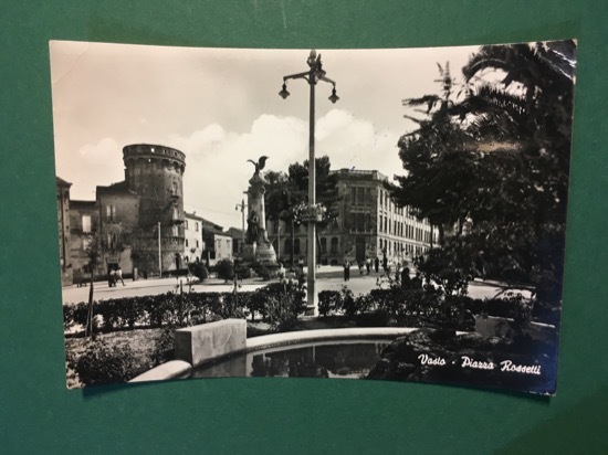 Cartolina Vasto - Piazza Rossetti - 1960