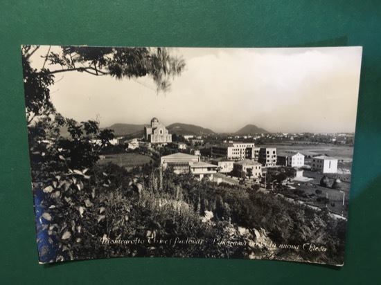 Cartolina Montegrotto Terme - Panorama Verso La Nuova Chiesa - …