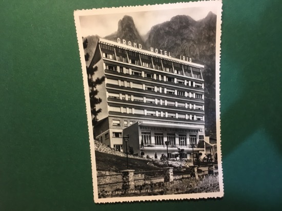 Cartolina Boario Terme - Grand Hotel "Iris"- 1959