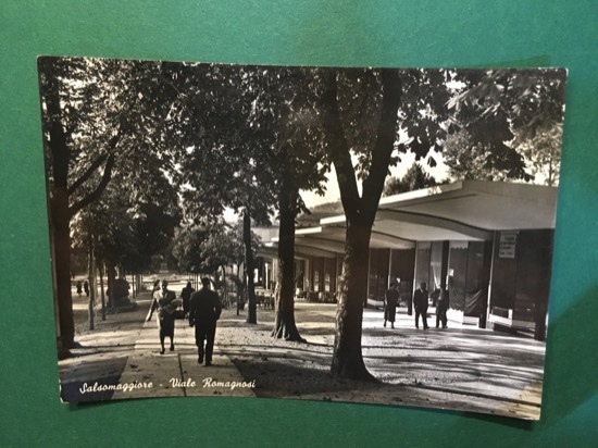 Cartolina Salsomaggiore - Viale Romagnosi - 1954
