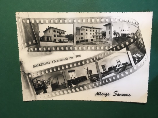 Cartolina Sanzeno - Trentino - 1955