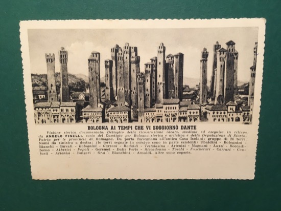 Cartolina Bologna Ai Tempi Che Vi Soggiornò Dante - 1967