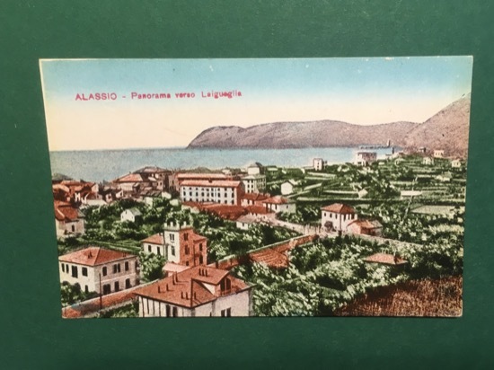 Cartolina Alassio - Panorama - Verso Laigueglia - 1930ca.