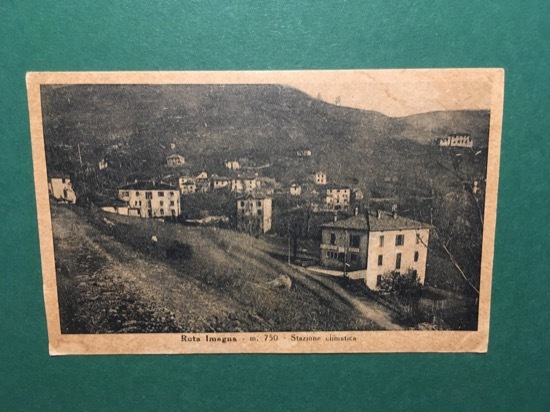 Cartolina Rota Imagna - m.750 - Stazione Climatica - 1946