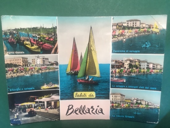 Cartolina Saluti Da Bellaria - La Ridente Spiaggia - Panorama …