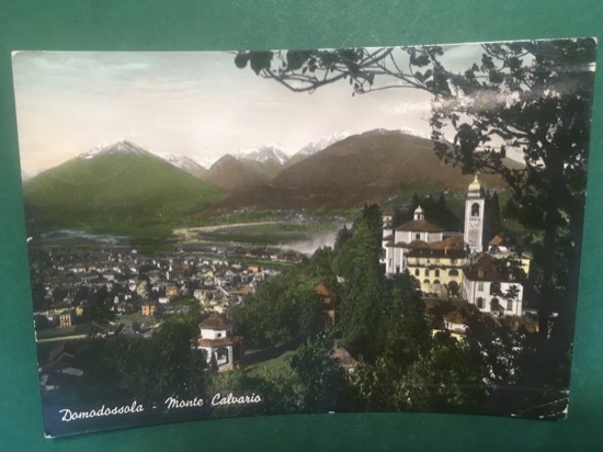 Cartolina Domodossola - Monte Calvario - 1955
