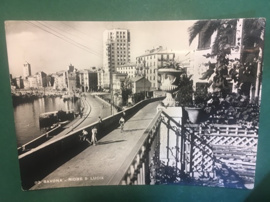 Cartolina Savona - Rione S.Lucia - 1950