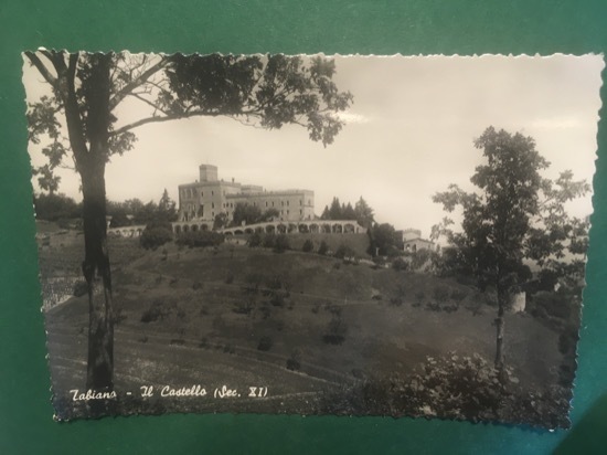 Cartolina Tabiano - Il Castello - 1954