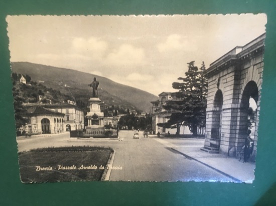 Cartolina Brescia - Piazzale Arnaldo Da Brescia - 1950
