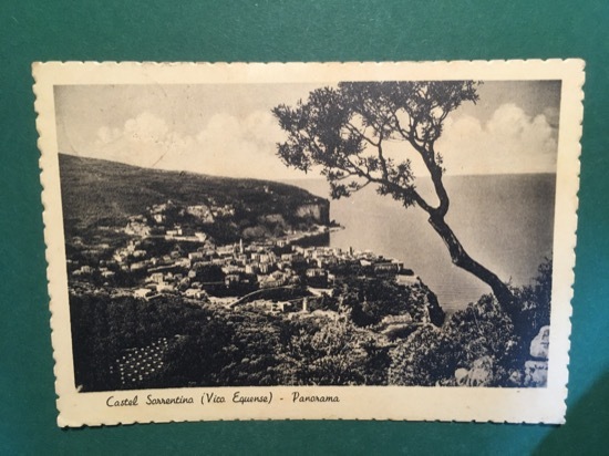 Cartolina Castel Sorrentino - Vico Equense - Panorama - 1950