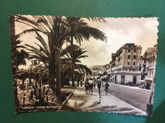 Cartolina Saluti Da Varazze - Corso Matteotti - 1952