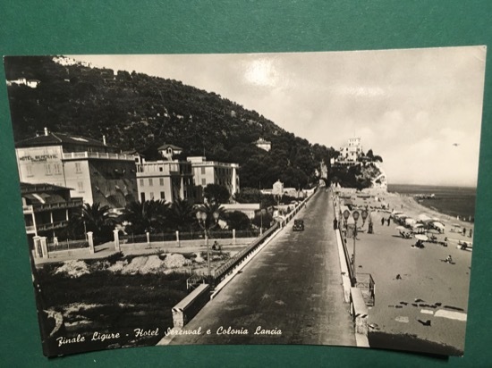 Cartolina Finale Ligure - Hotel Serenval e Colonia Lancia - …