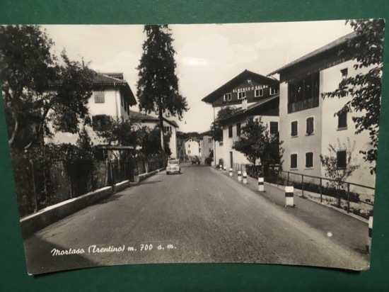 Cartolina Morataso - Trentino m.700 s.m. - 1959