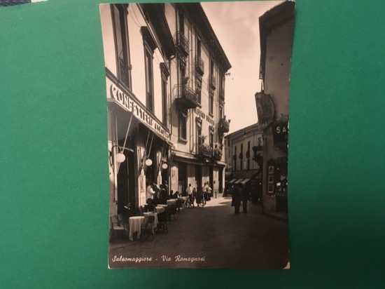Cartolina Salsomaggiore - Via Romagnosi - 1941