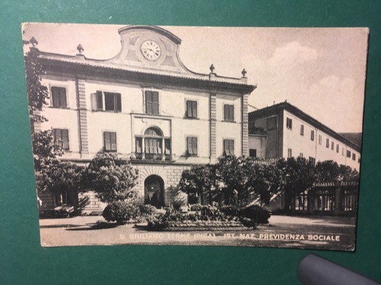 Cartolina S.Giuliano Terme - Ist. Naz. Previdenza Sociale - 1918